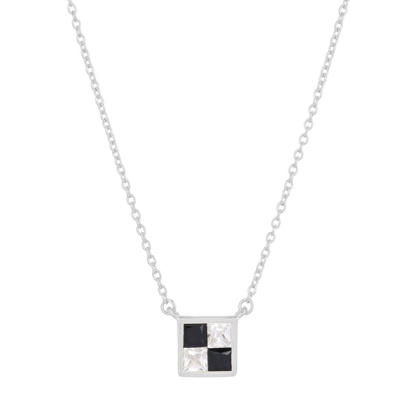 picture of domino necklace (white)
