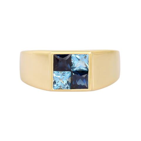 picture of midnight blues ring (yellow)