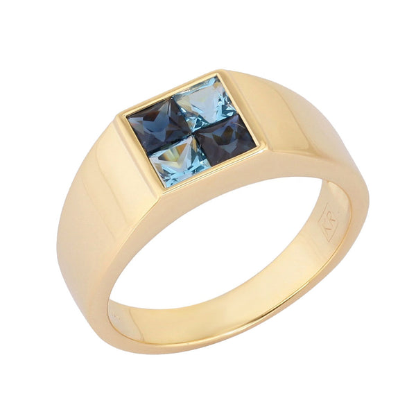 picture of midnight blues ring (yellow)