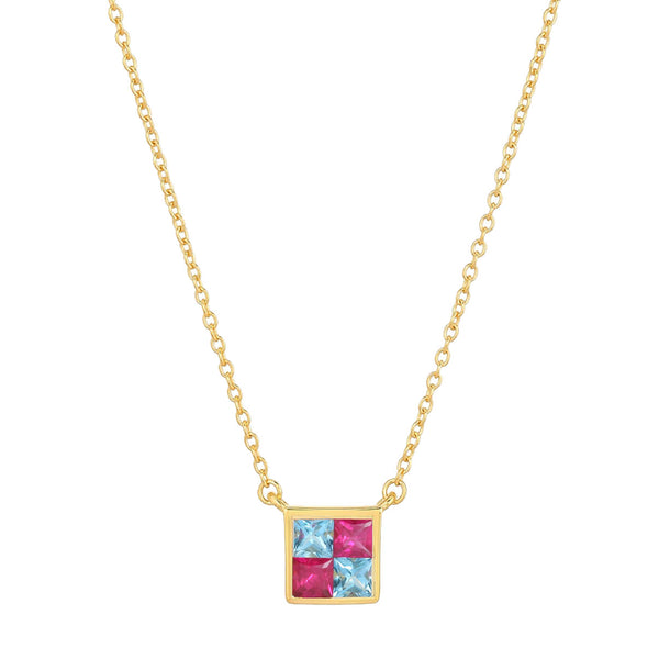 picture of cold hearted necklace (yellow)
