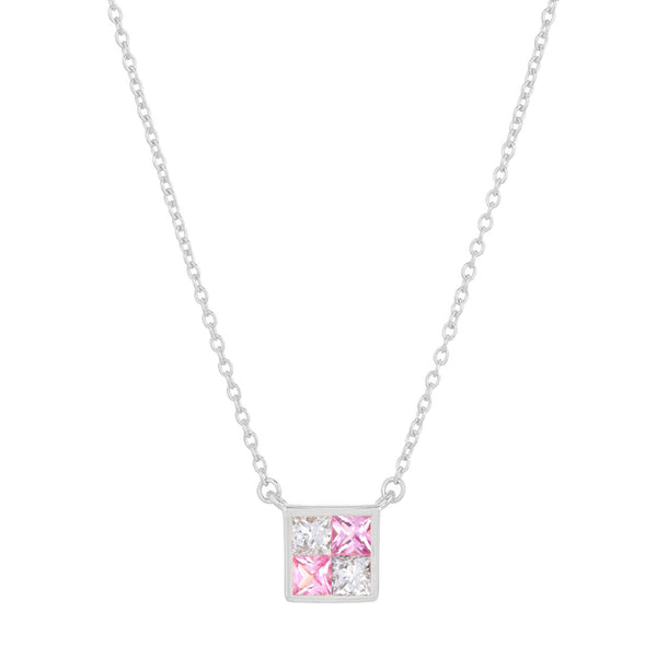 picture of diamond magic wand necklace (white)