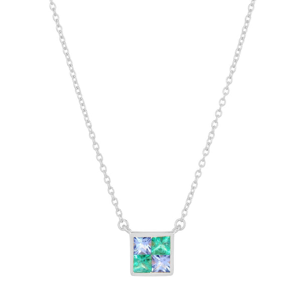 picture of ice rink necklace (white)