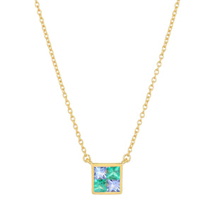 picture of ice rink necklace (yellow)