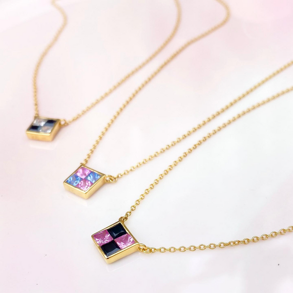 picture of heartbreaker necklace (flat lay)