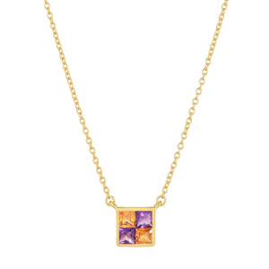 picture of Los Angeles necklace (yellow)