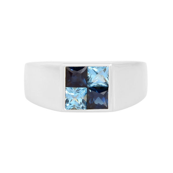 picture of midnight blues ring (white)
