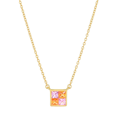 picture of party crasher necklace (yellow)