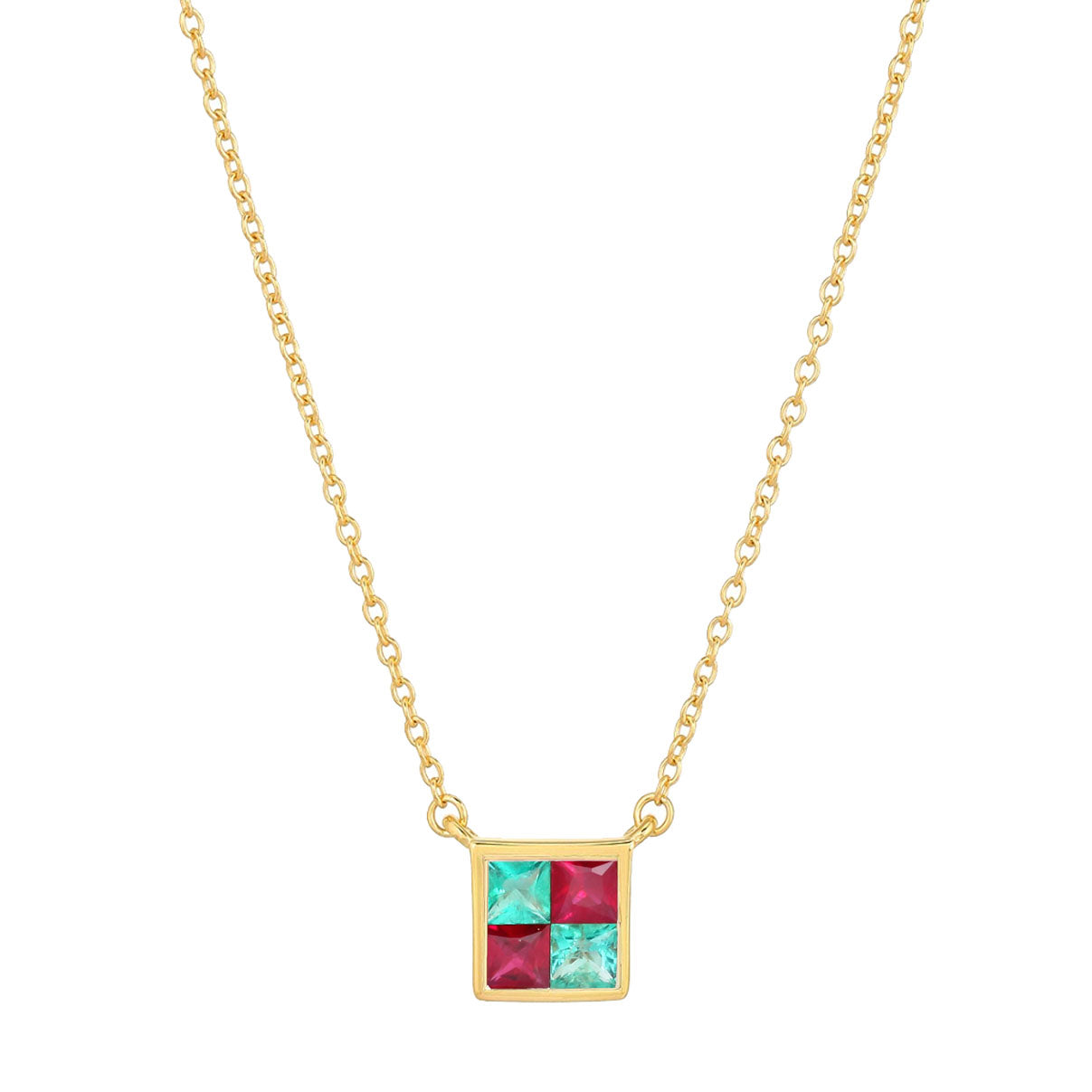 picture of stop and go necklace (yellow)